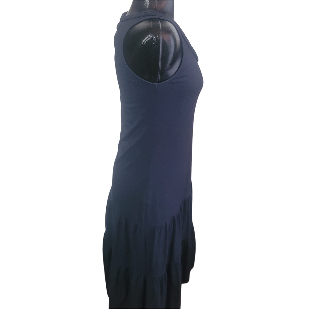 Lauren Ralph Lauren Navy Blue Maxi Tank Dress - drop waist - Picture 4 of 7